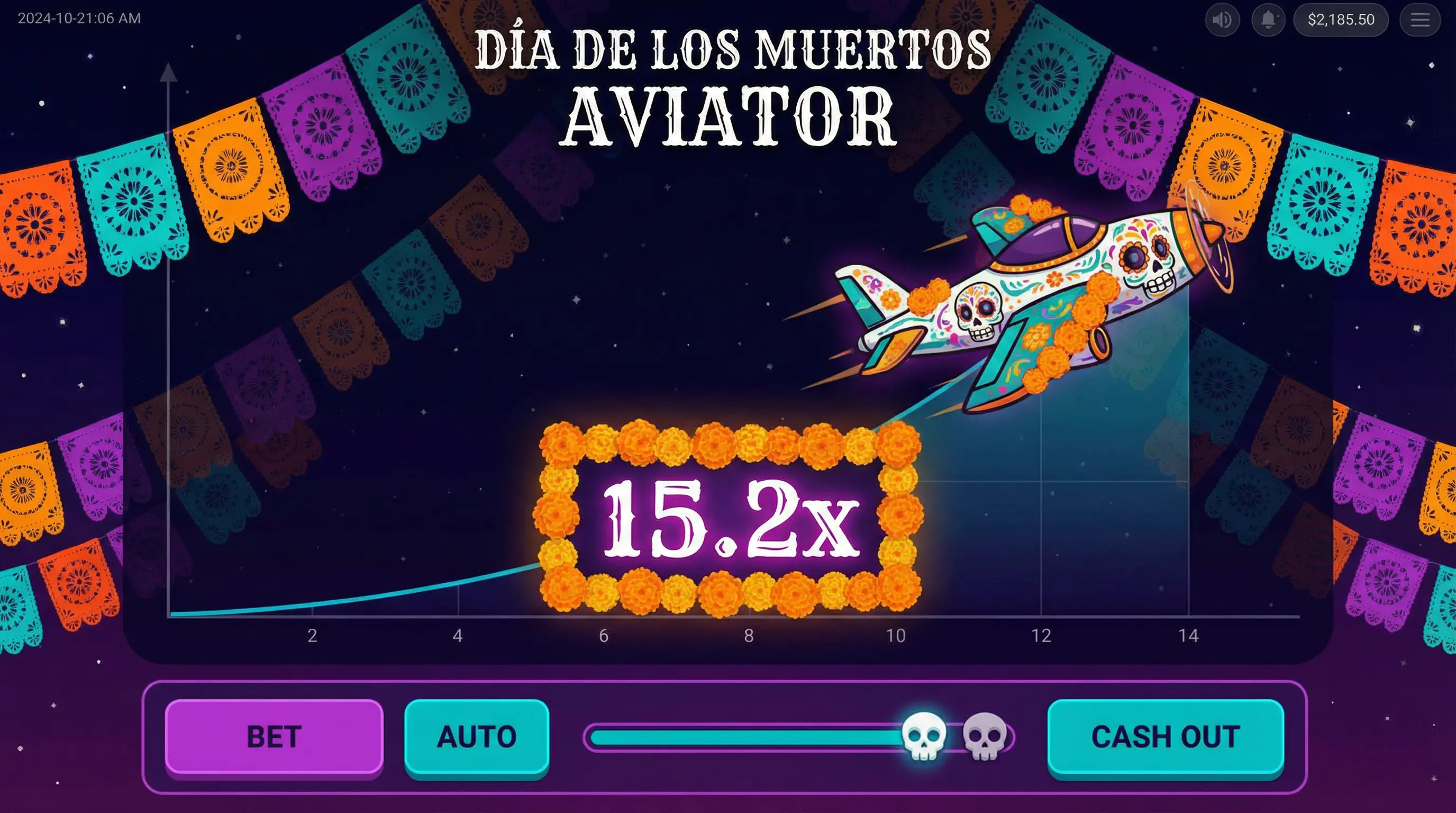 Aviator Día de los Muertos